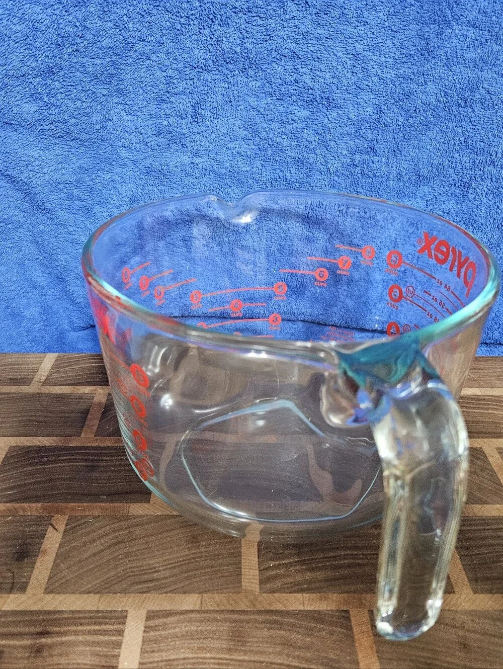 Pyrex Clear Glass 8 Cup 64 Oz Measuring Cup Large Capacity 2 Qt Mixing Bowl
